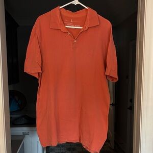 Banana Republic Men's Polo Shirt in Bold Orange